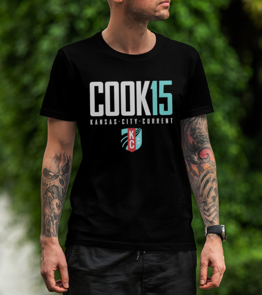 COOK 15 Kansas City Current NWSL KC T-Shirt