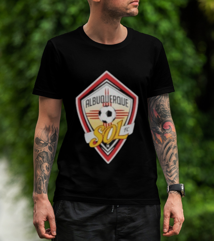 Albuquerque Sol FC Soccer Emblem 2026 Football T-Shirt