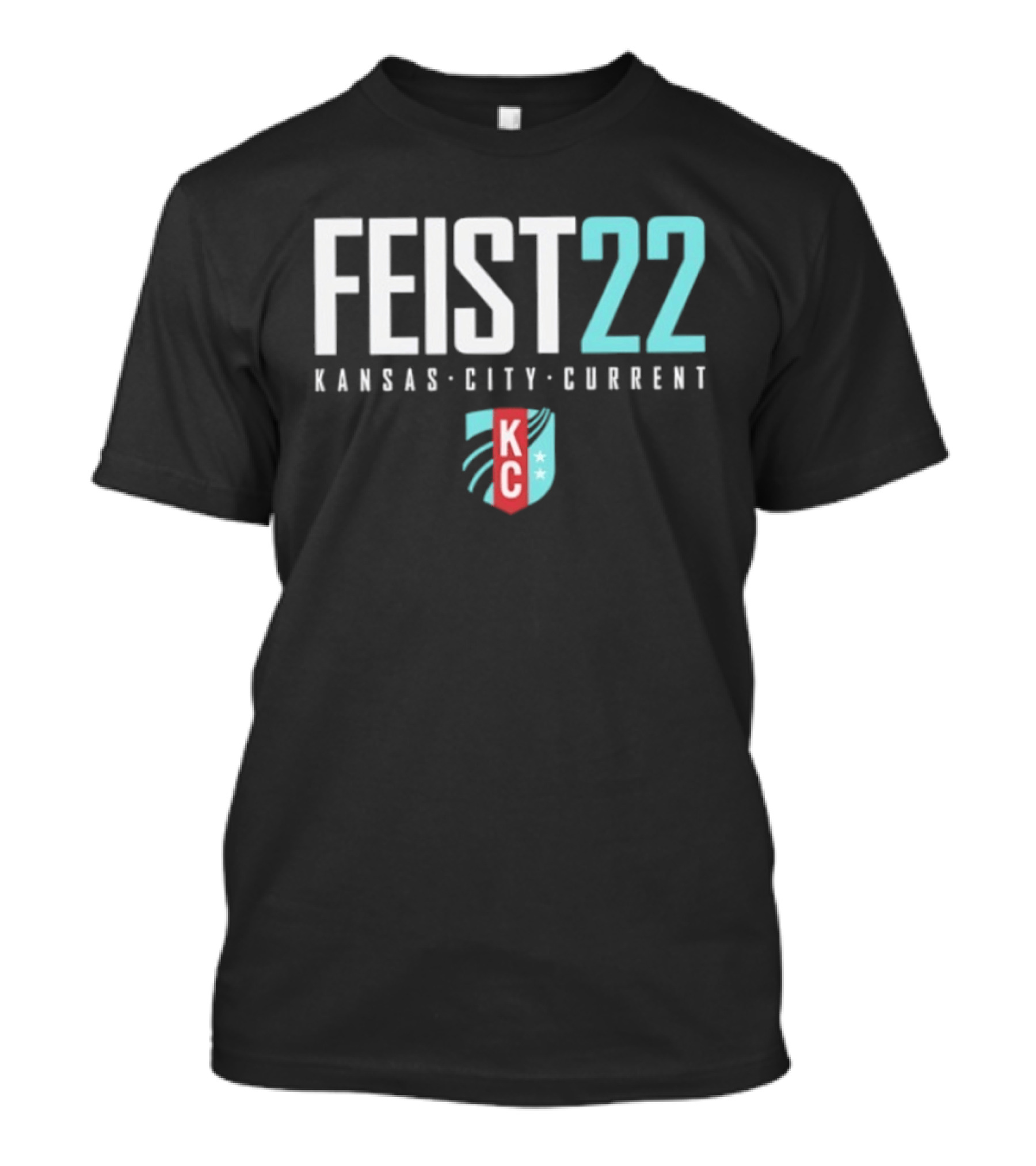 Feist 22 Kansas City Current KC Crest NWSL T-Shirt
