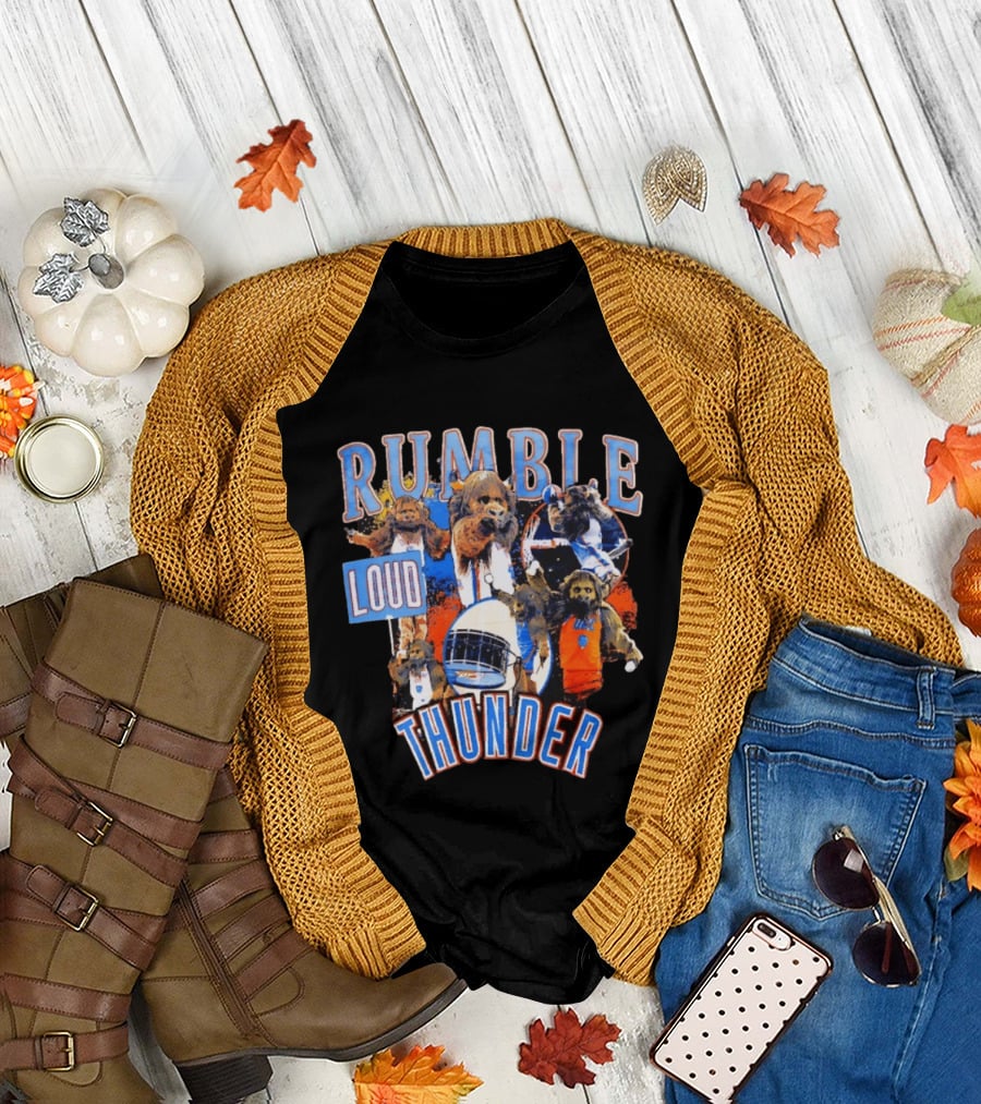 Rumble Loud Thunder Oklahoma City Crossroads T-Shirt