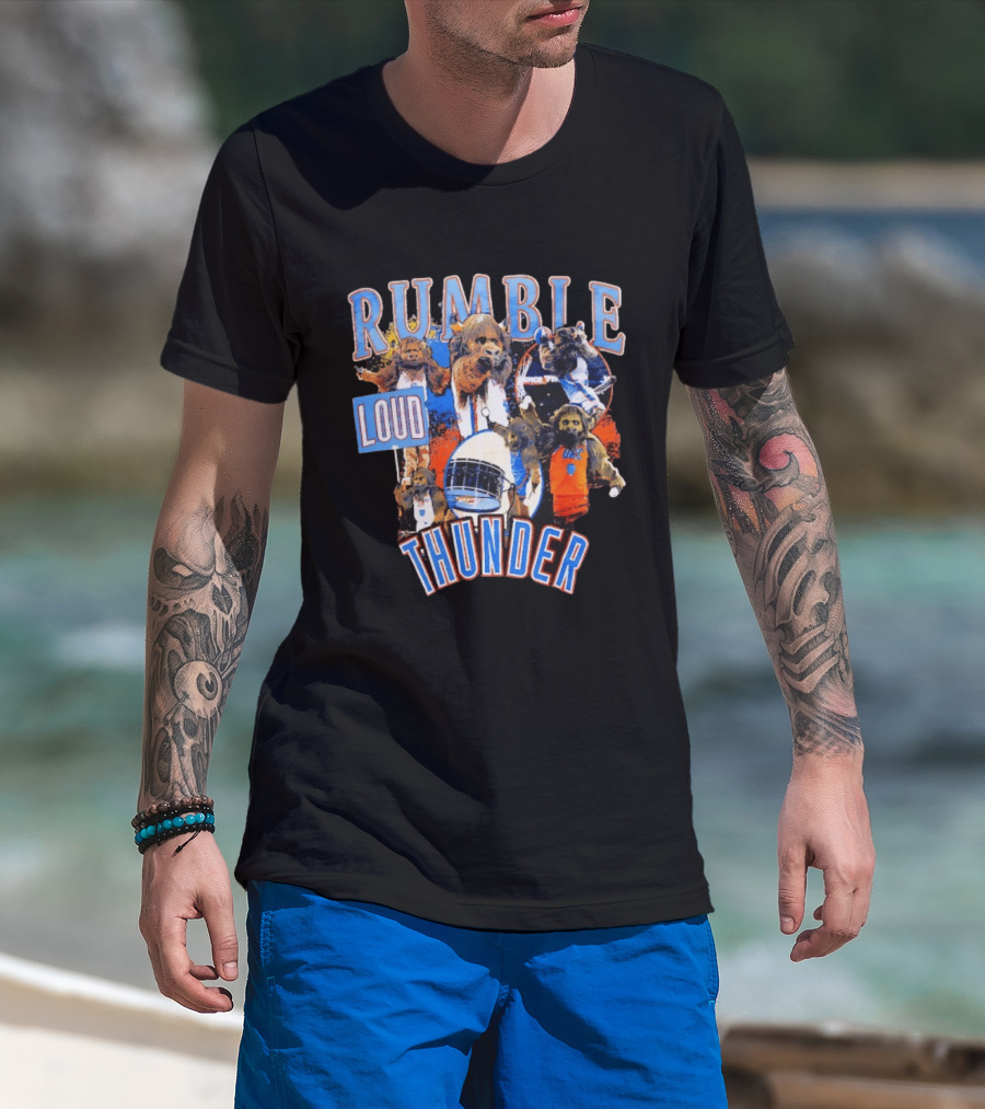 Rumble Loud Thunder Oklahoma City Crossroads T-Shirt