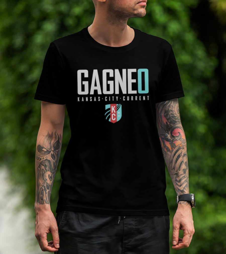 Gagne 0 Kansas City Current NWSL KC T-Shirt
