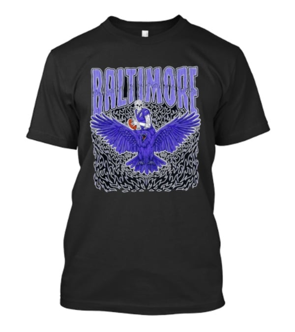 Skeleton Baltimore Ravens Rugby T-Shirt