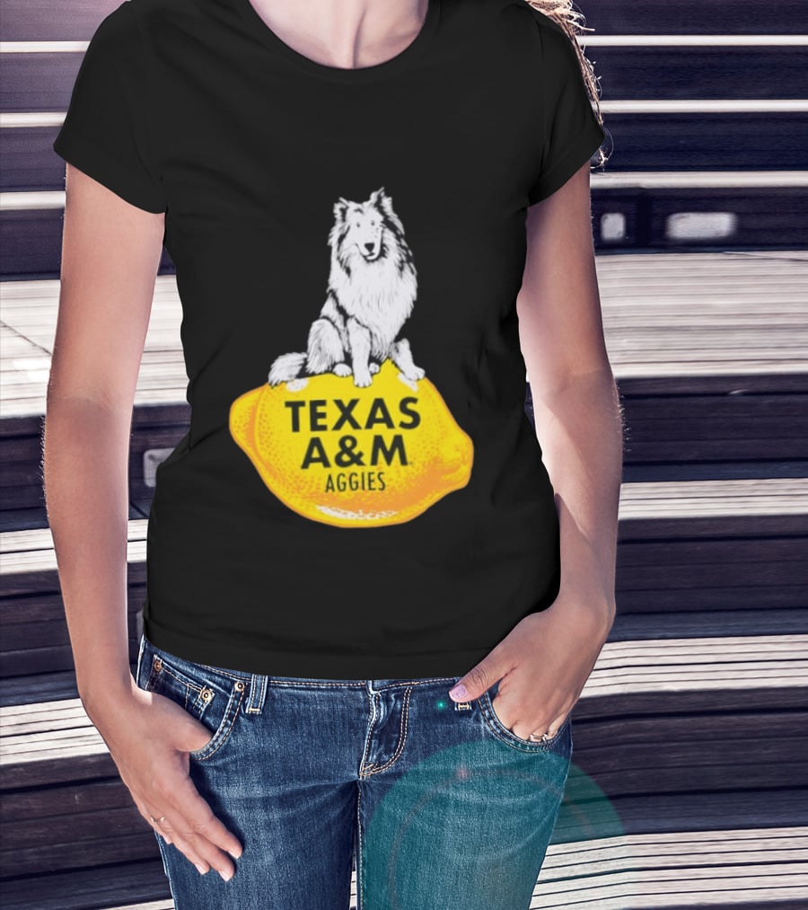 Texas A And M Aggies Husky Lemon T-Shirt