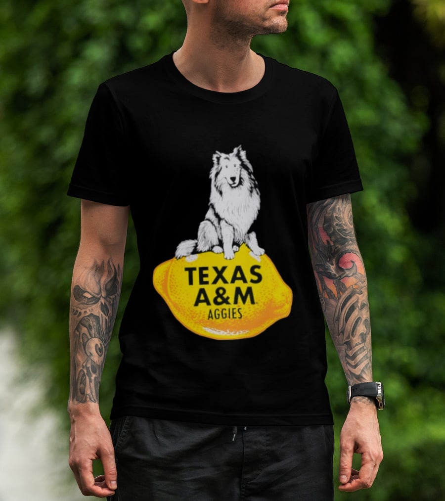 Texas A And M Aggies Husky Lemon T-Shirt