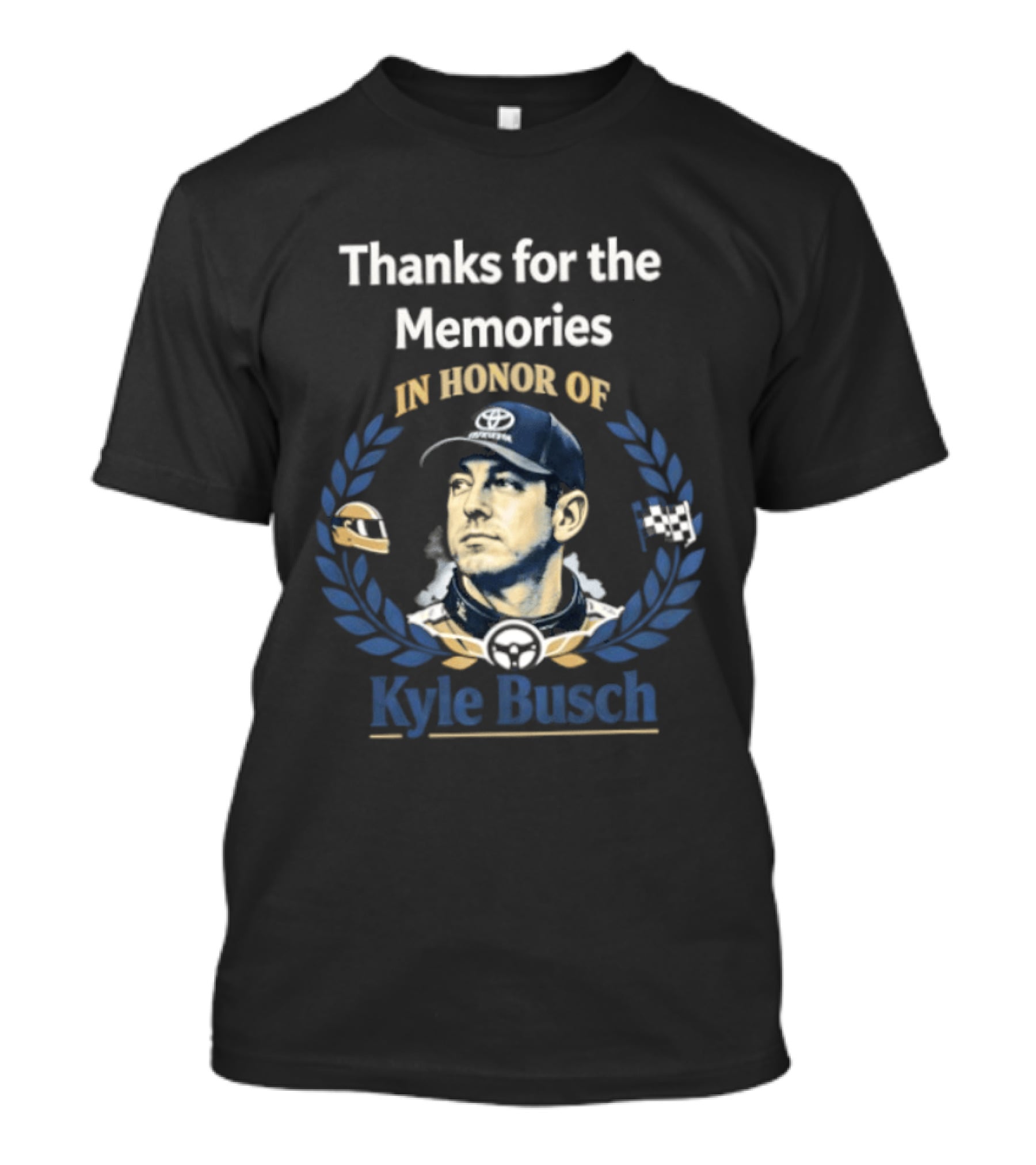 Thanks For The Memories In Honor Of Kyle Busch Rowdy 1985 2026 T-Shirt