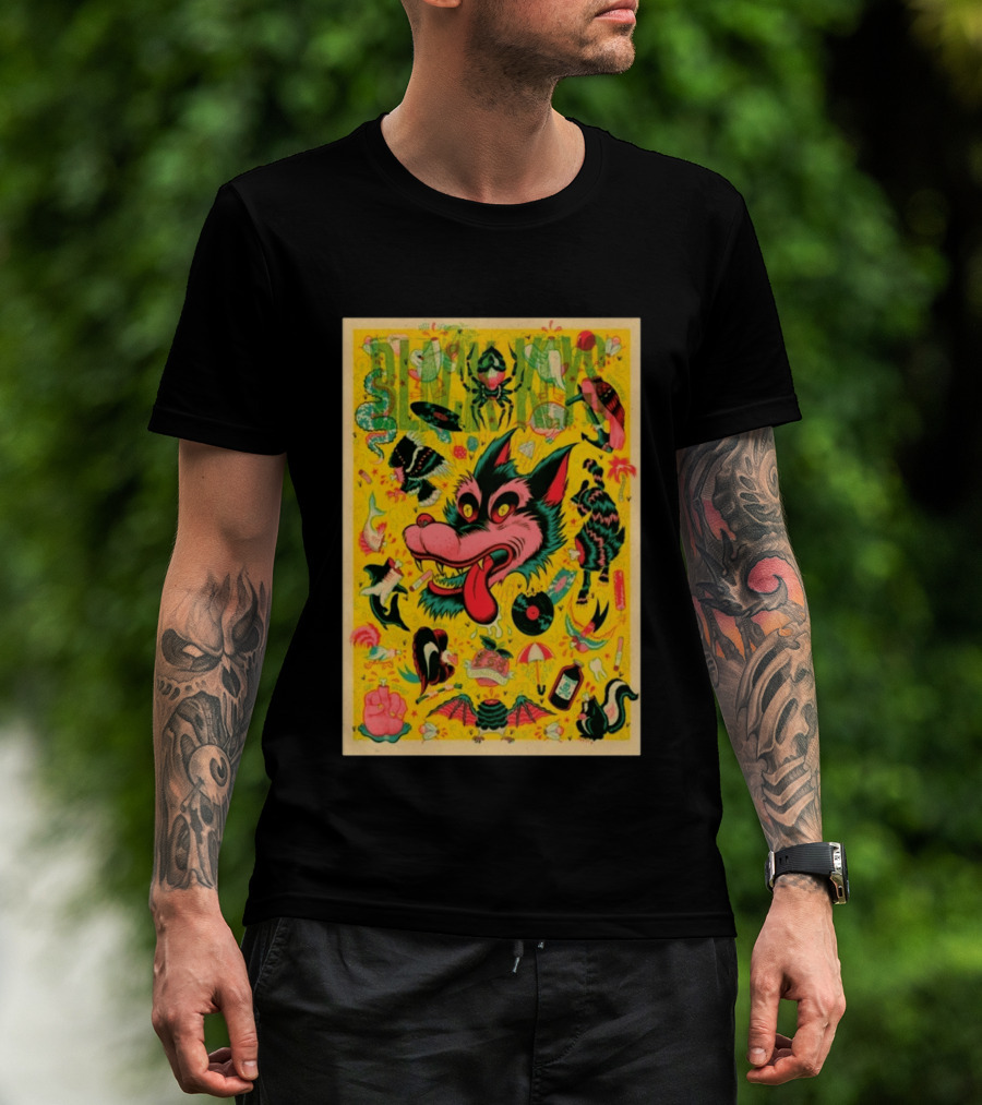 The Black Keys Carnation WA May 29 30 2026 Wolf Spider Vinyl Record T-Shirt