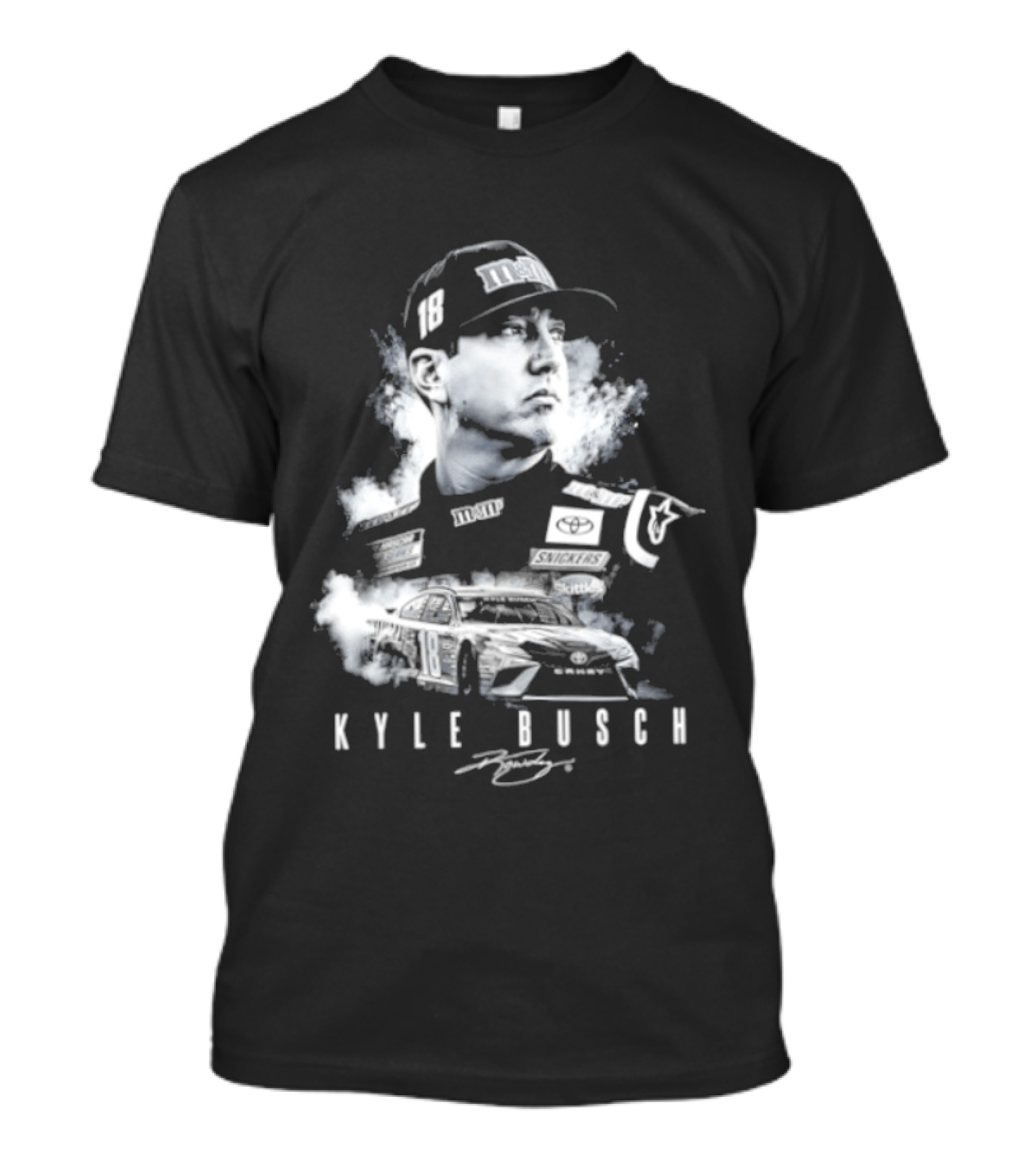 Kyle Busch 1985 2026 Forever Rowdy Racing Champion T-Shirt