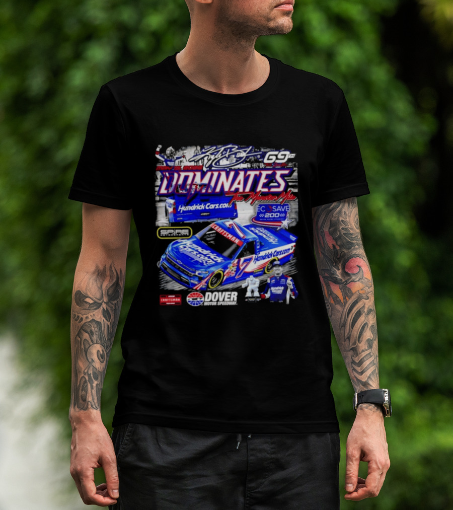 Hendrick Cars 17 ECOSave 200 Dover 2026 Dominates Victory Celebration T-Shirt