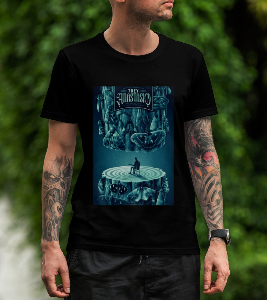 Trey Anastasio Acoustic Evening May 29 30 2022 Missoula MT Tour With Moths And Guitarist T-Shirt