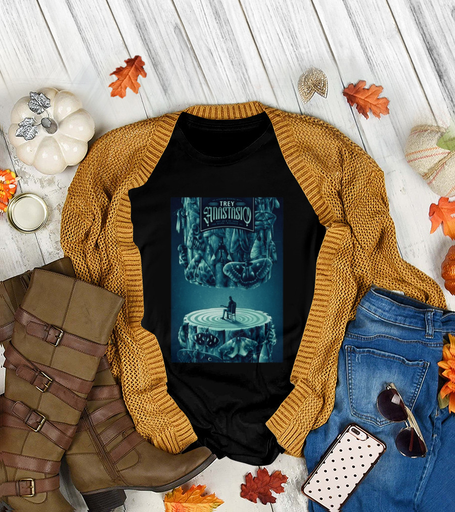 Trey Anastasio Acoustic Evening May 29 30 2022 Missoula MT Tour with Moths and Guitarist T-Shirt