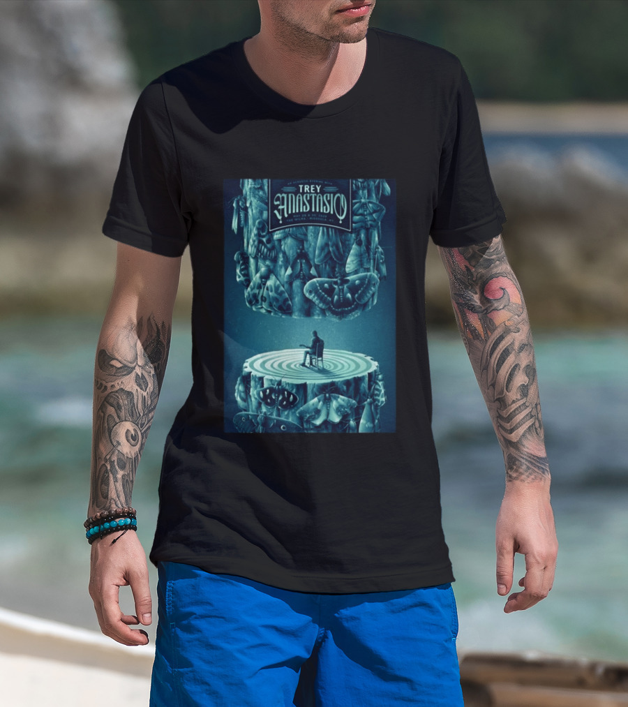 Trey Anastasio Acoustic Evening May 29 30 2022 Missoula MT Tour With Moths And Guitarist T-Shirt