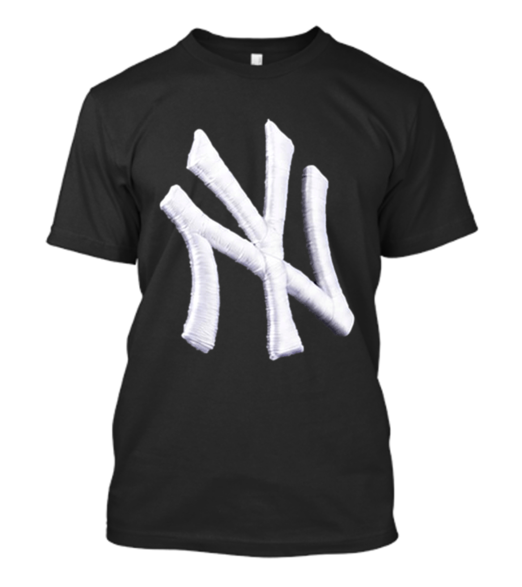 Yankees Inflated Stitch Logo Hat T-Shirt