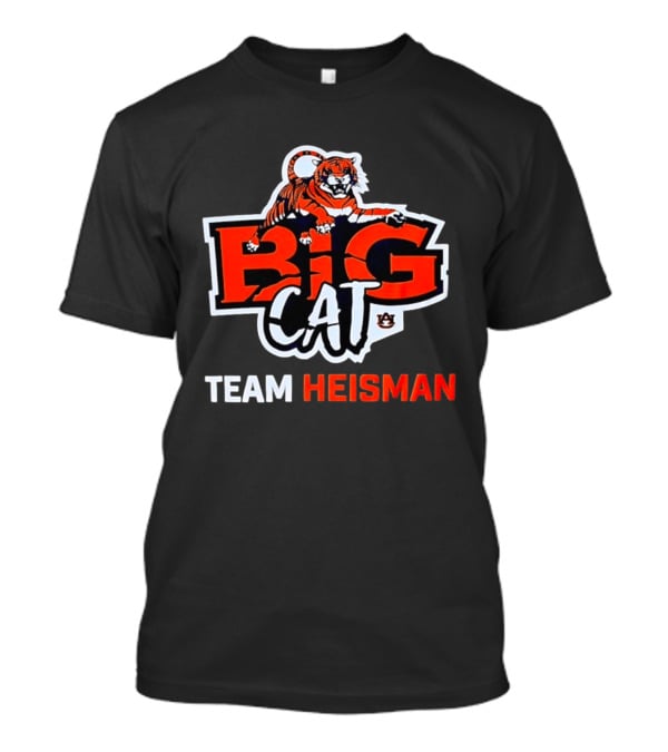 Auburn Big Cat Tiger Team Heisman T-Shirt