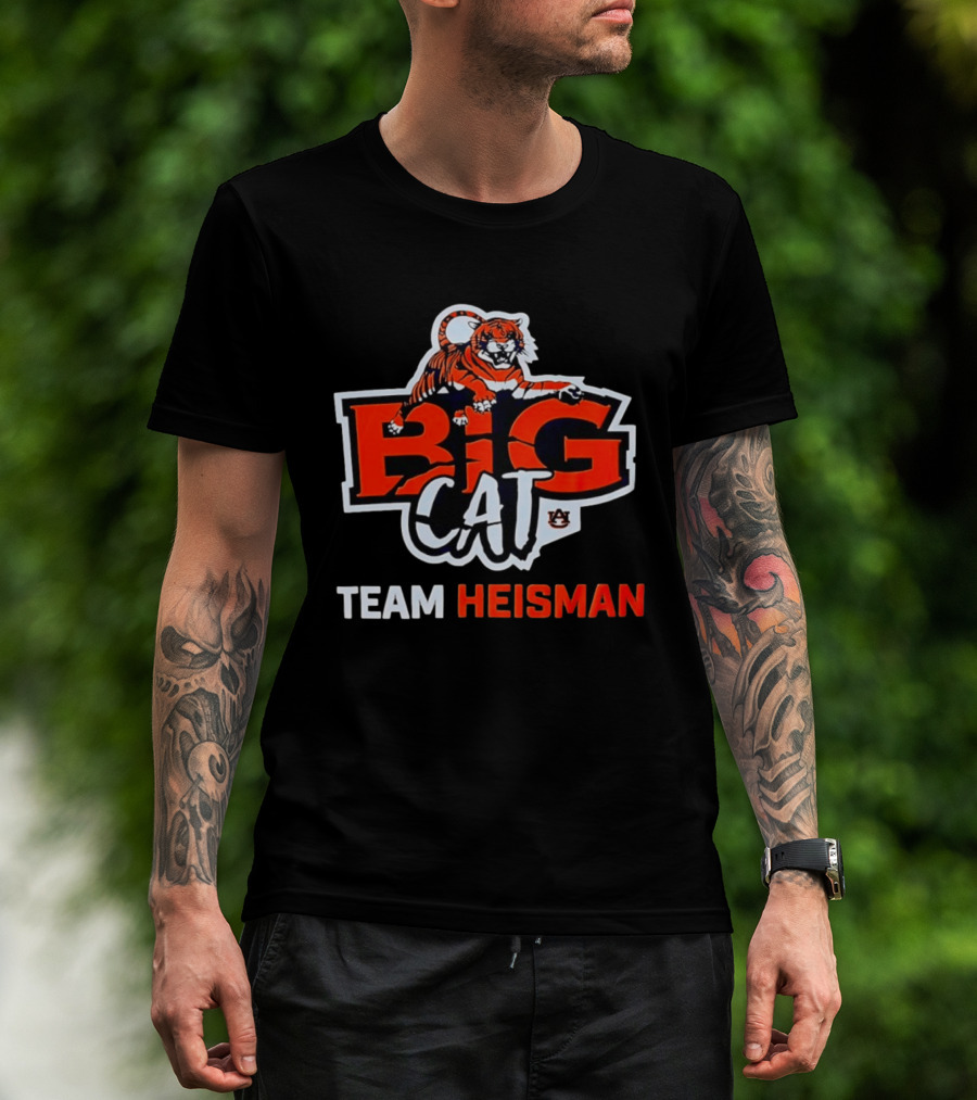 Auburn Big Cat Tiger Team Heisman T-Shirt