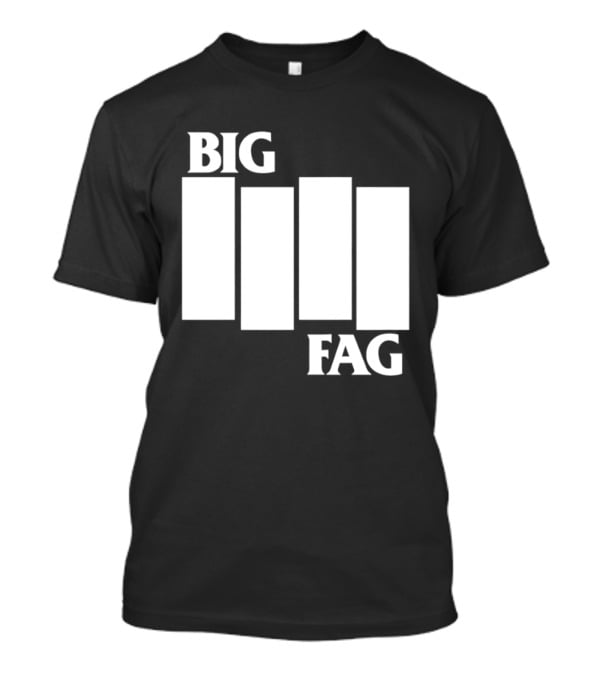 Big Fag Black Flag Bars 2026 T-Shirt
