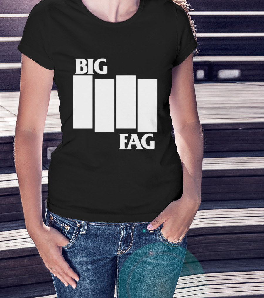 Big Fag Black Flag Bars 2026 T-Shirt