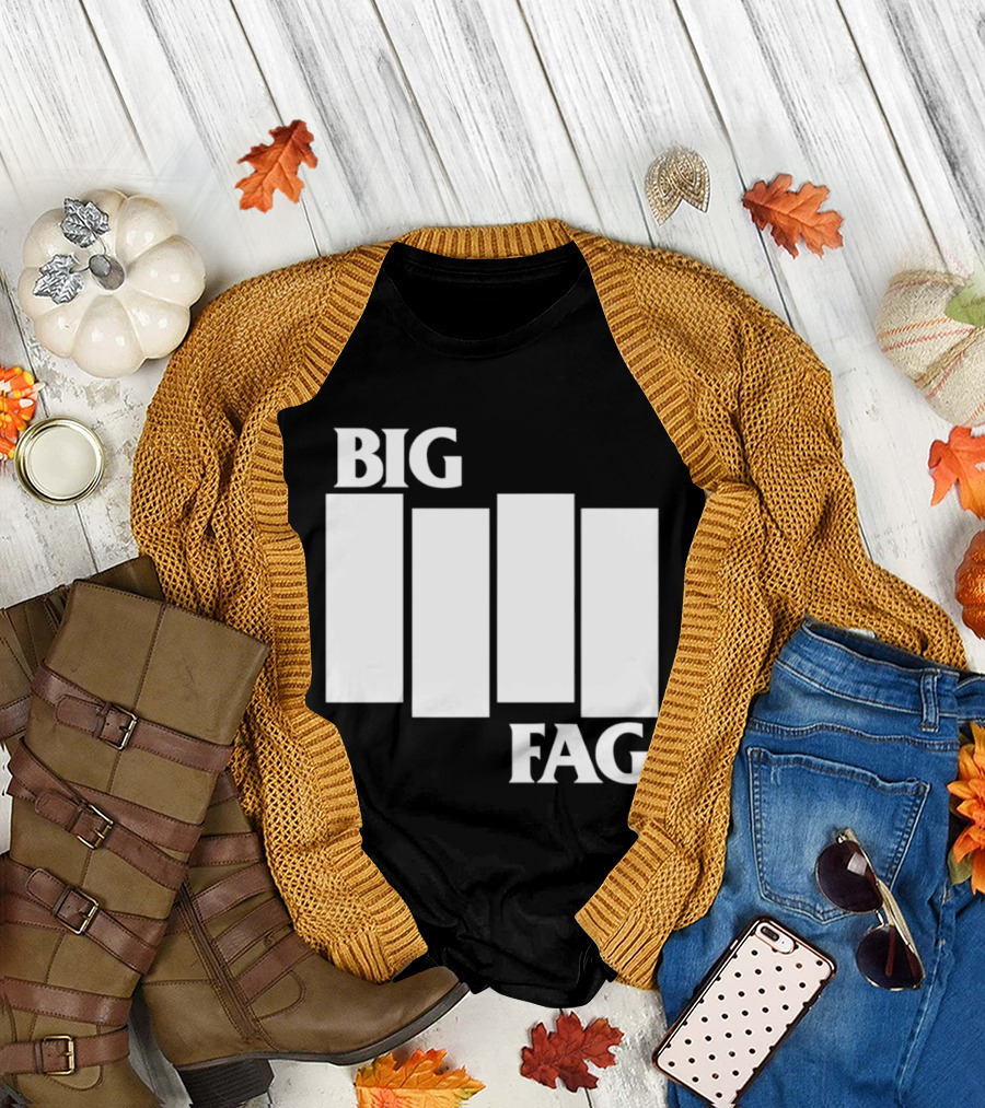 Big Fag Black Flag Bars 2026 T-Shirt