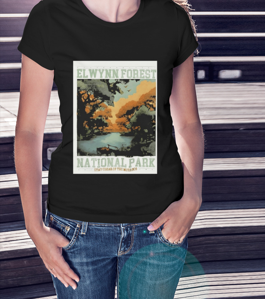 Elwynn Forest National Park Stay Clear Of The Murlocs T-Shirt