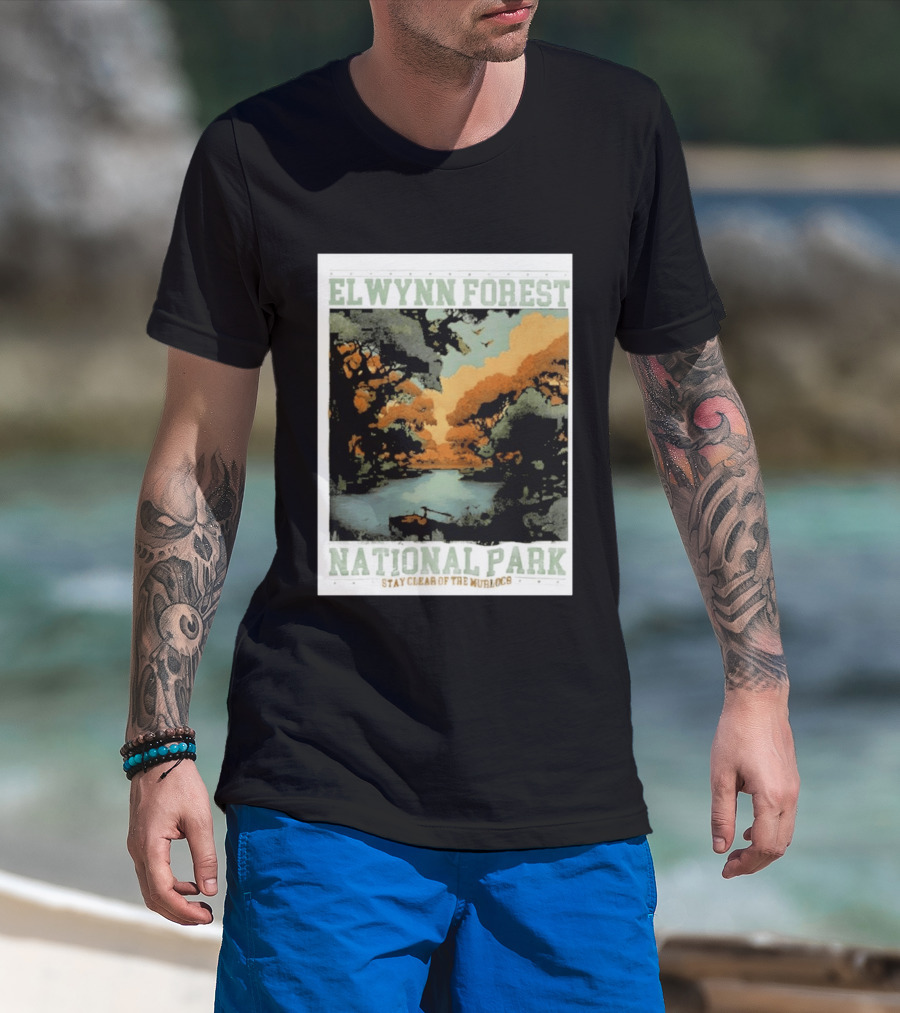 Elwynn Forest National Park Stay Clear Of The Murlocs T-Shirt