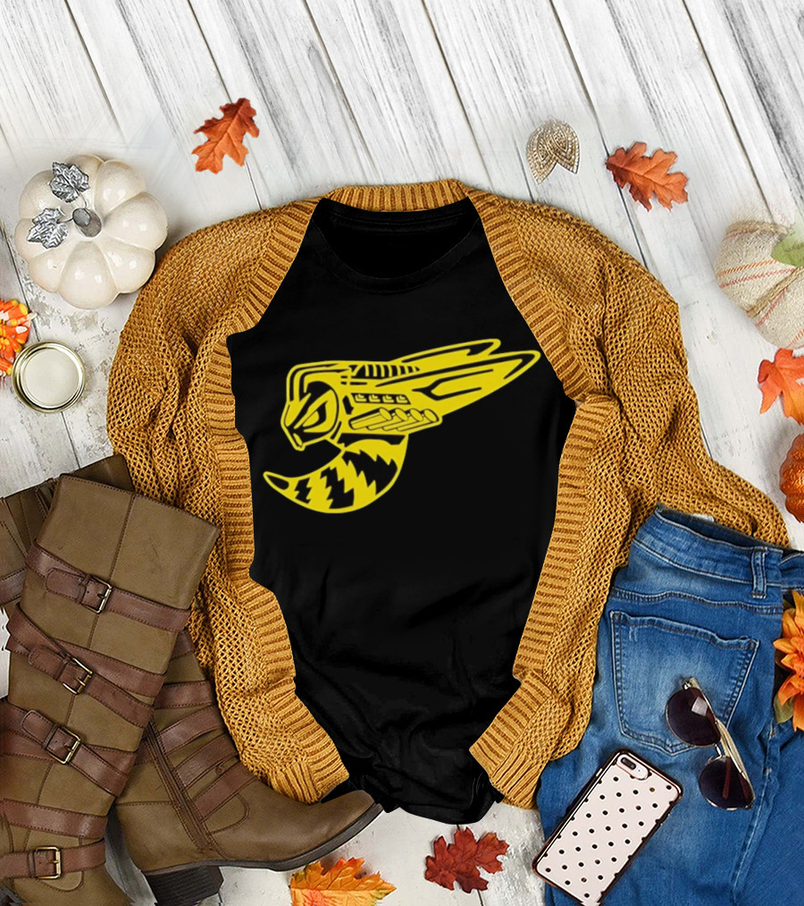 Supercharged Hornet Racing Style Yellow Black Hornet T-Shirt