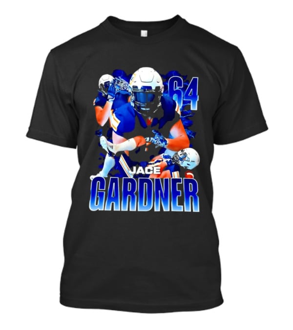 Jace Gardner 64 Football Lightning Sports T-Shirt