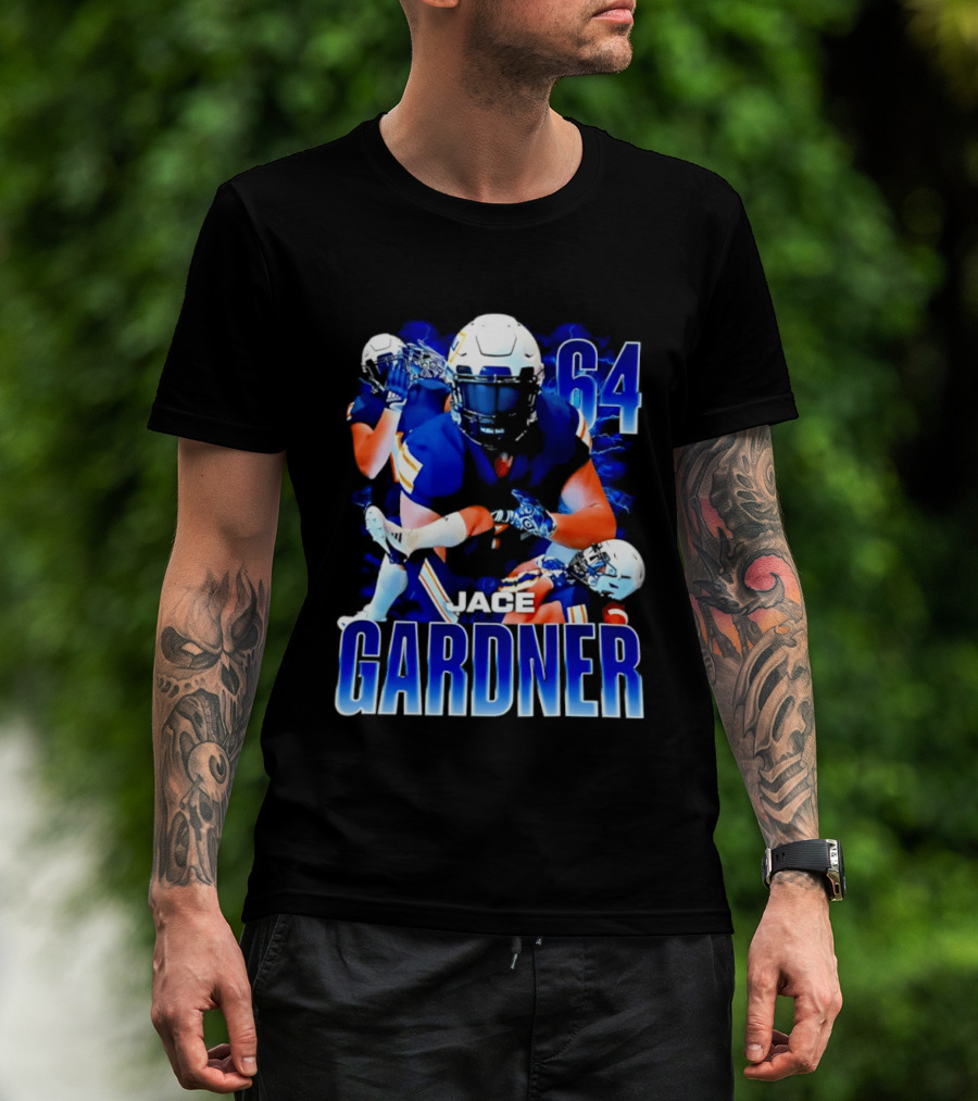 Jace Gardner 64 Football Lightning Sports T-Shirt