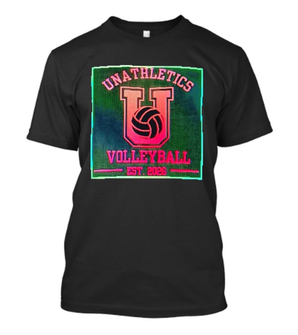 Unathletics U Volleyball Est. 2026 Retro Sportswear T-Shirt