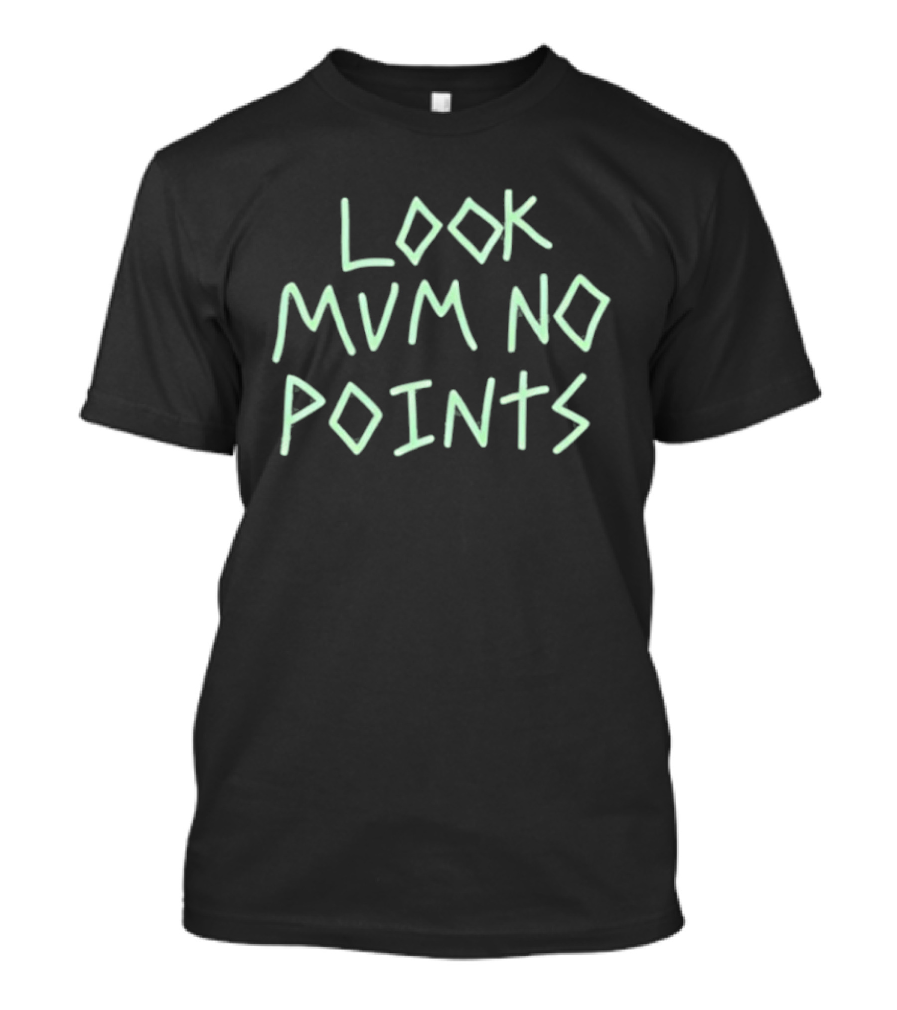 Look Mvm No Points Handwritten T-Shirt