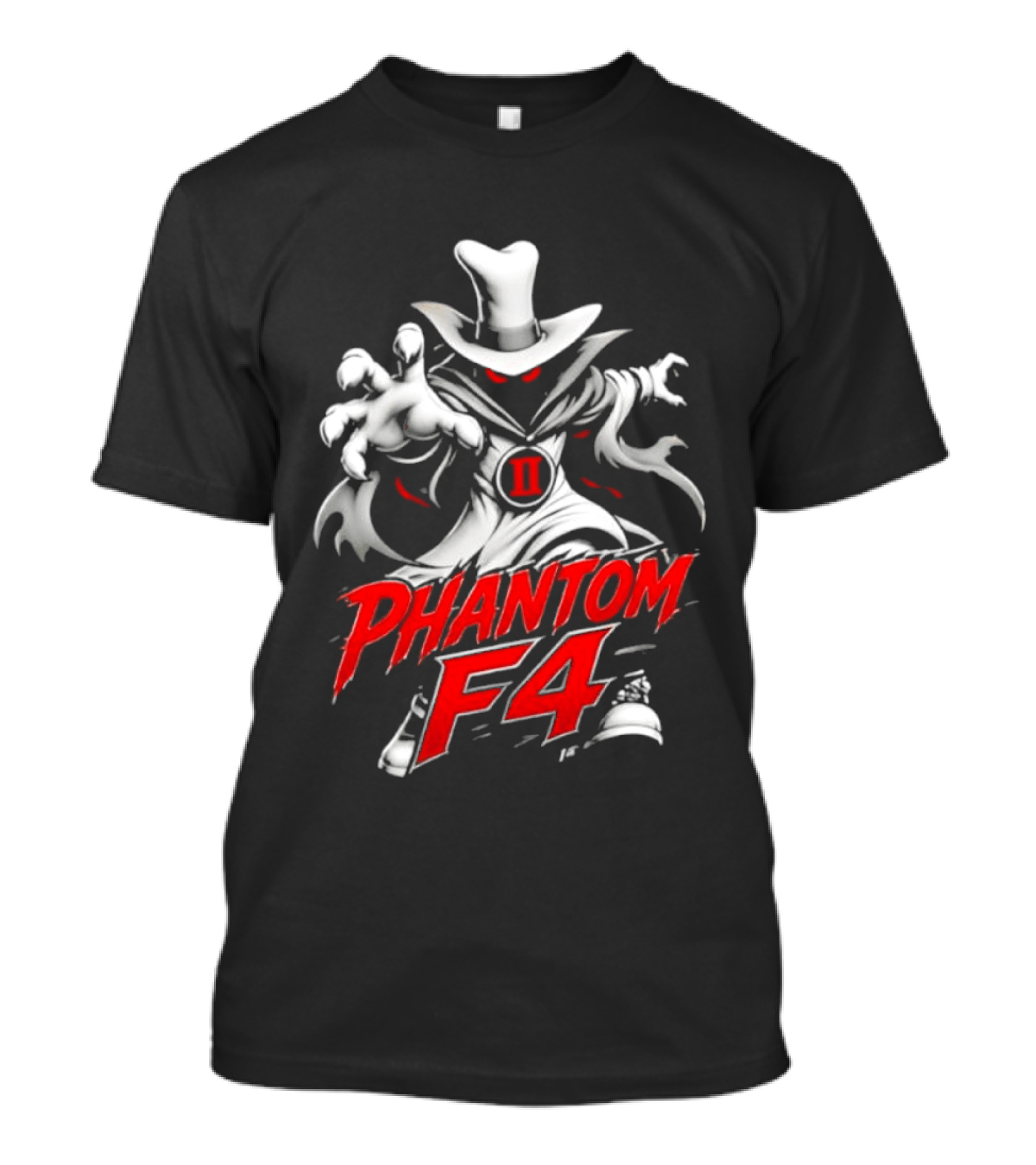 Phantom F4 Red Eyes Top Hat Cloaked Specter II T-Shirt