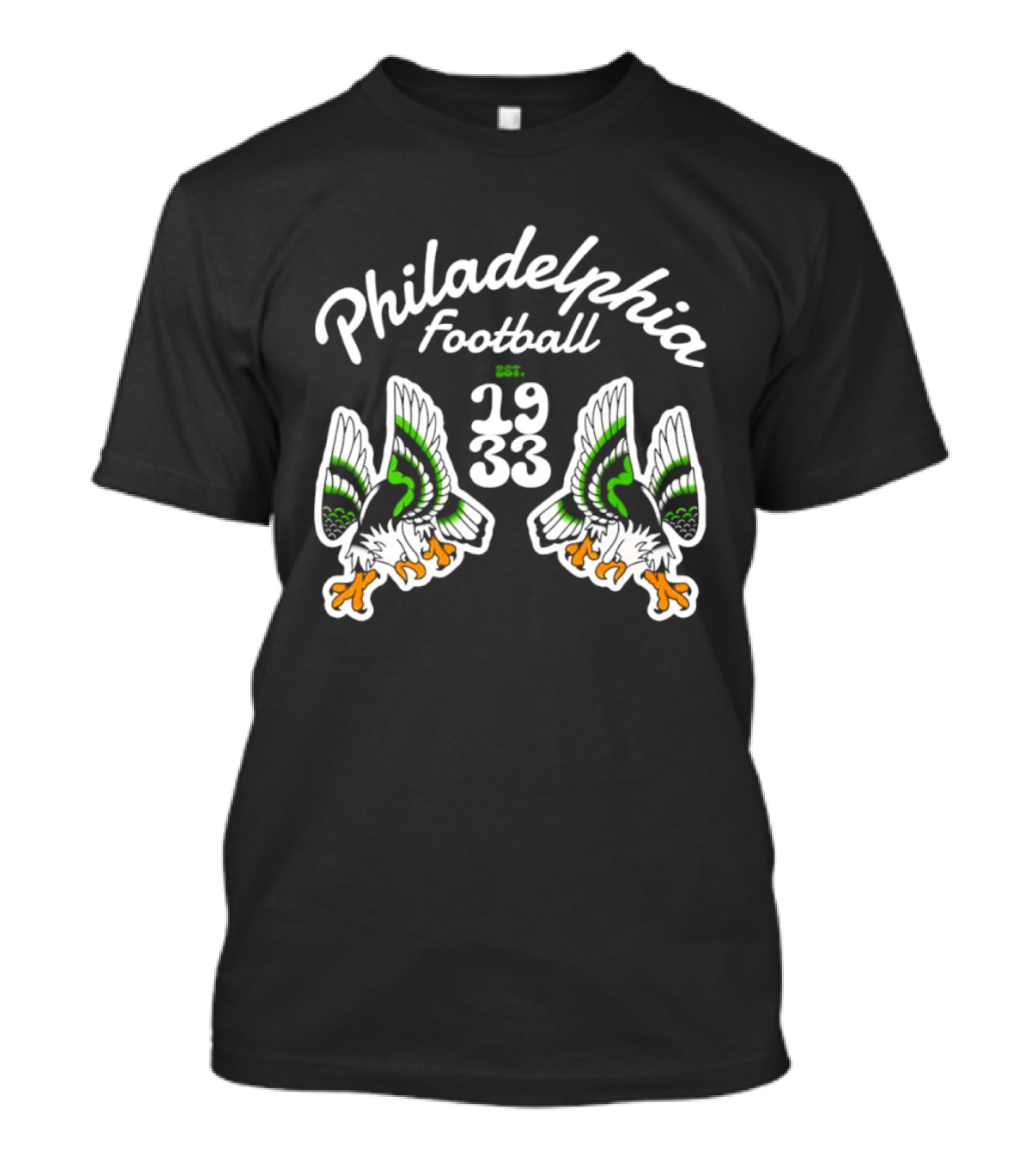 Philadelphia Eagles Football Est 1933 Twin Eagles T-Shirt