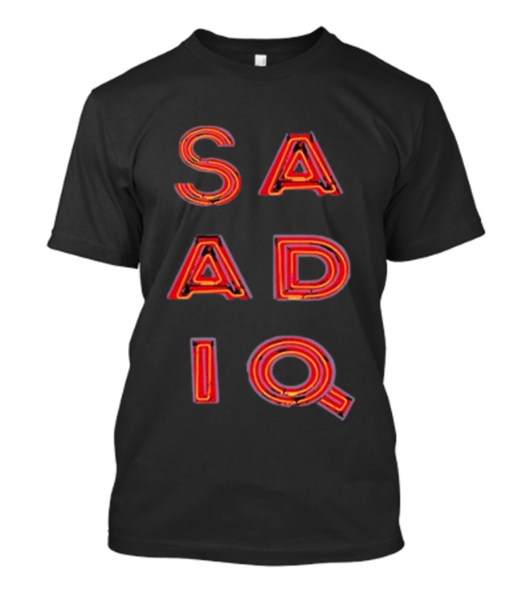 Raphael Saadiq Neon Stacked Letters T-Shirt
