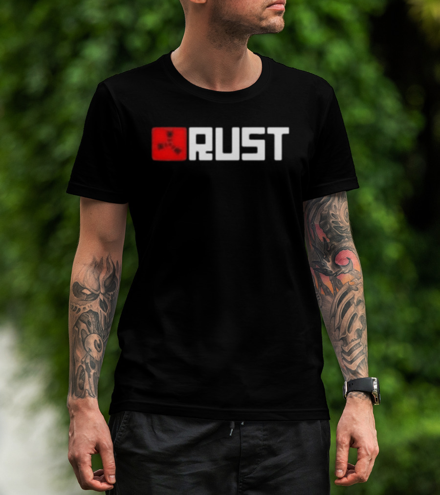 Rust Trust Issues Radiation Symbol Gaming T-Shirt