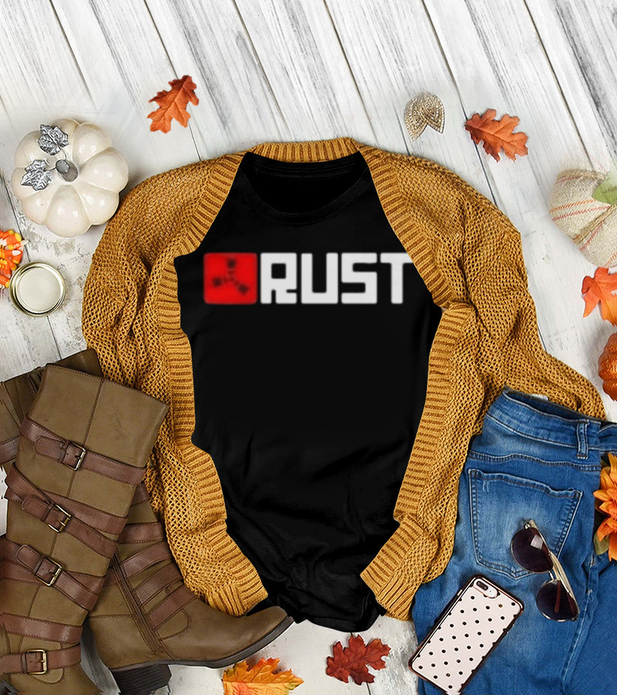 Rust Trust Issues Radiation Symbol Gaming T-Shirt
