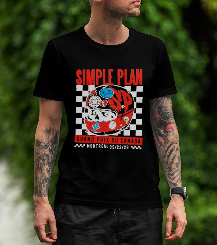 Simple Plan Grand Prix Du Canada Montreal 05/22/26 T-Shirt