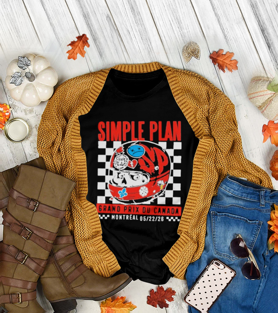 Simple Plan Grand Prix Du Canada Montreal 05/22/26 T-Shirt