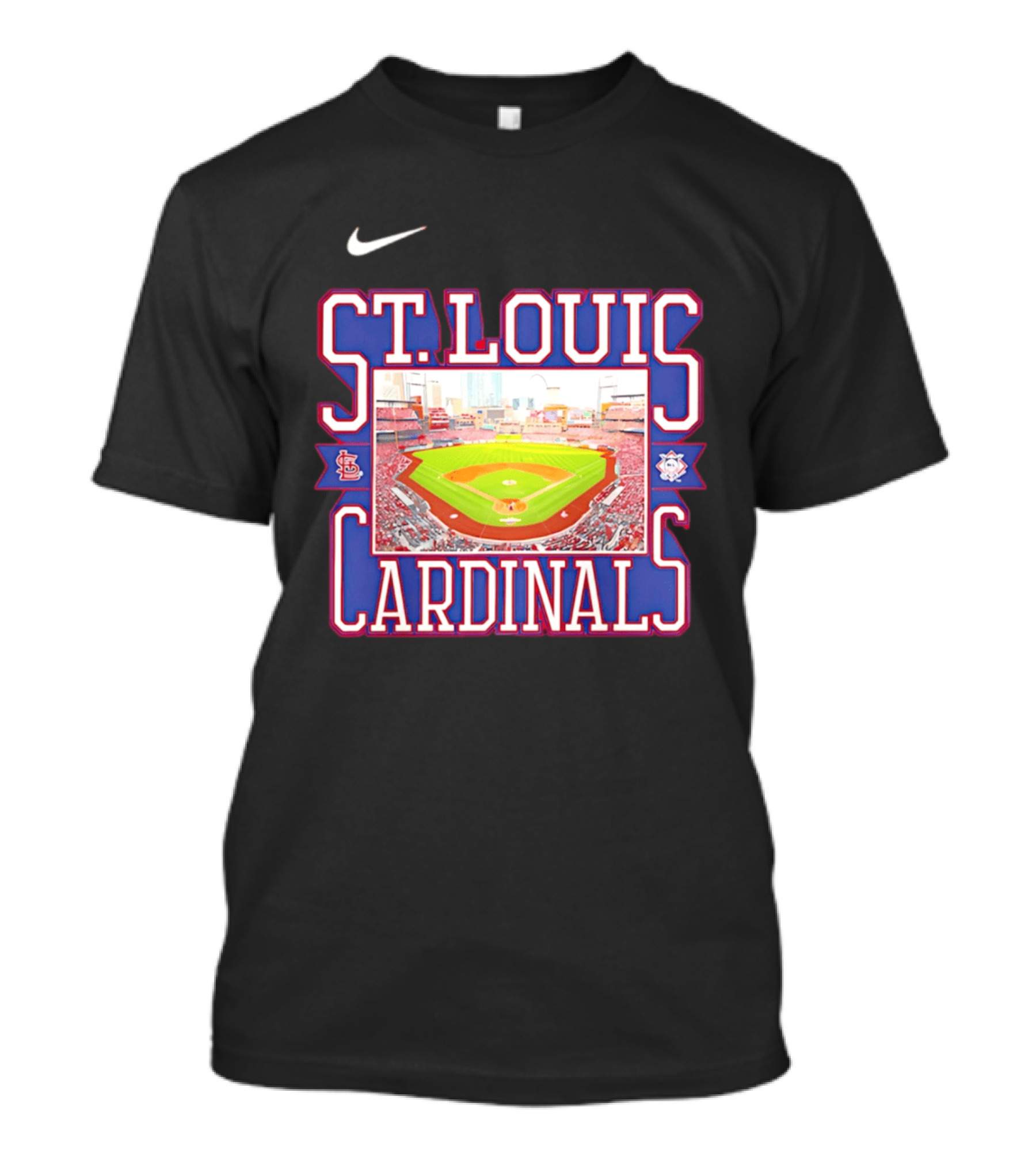 St. Louis Cardinals Baseball Stadium Nike MLB T-Shirt