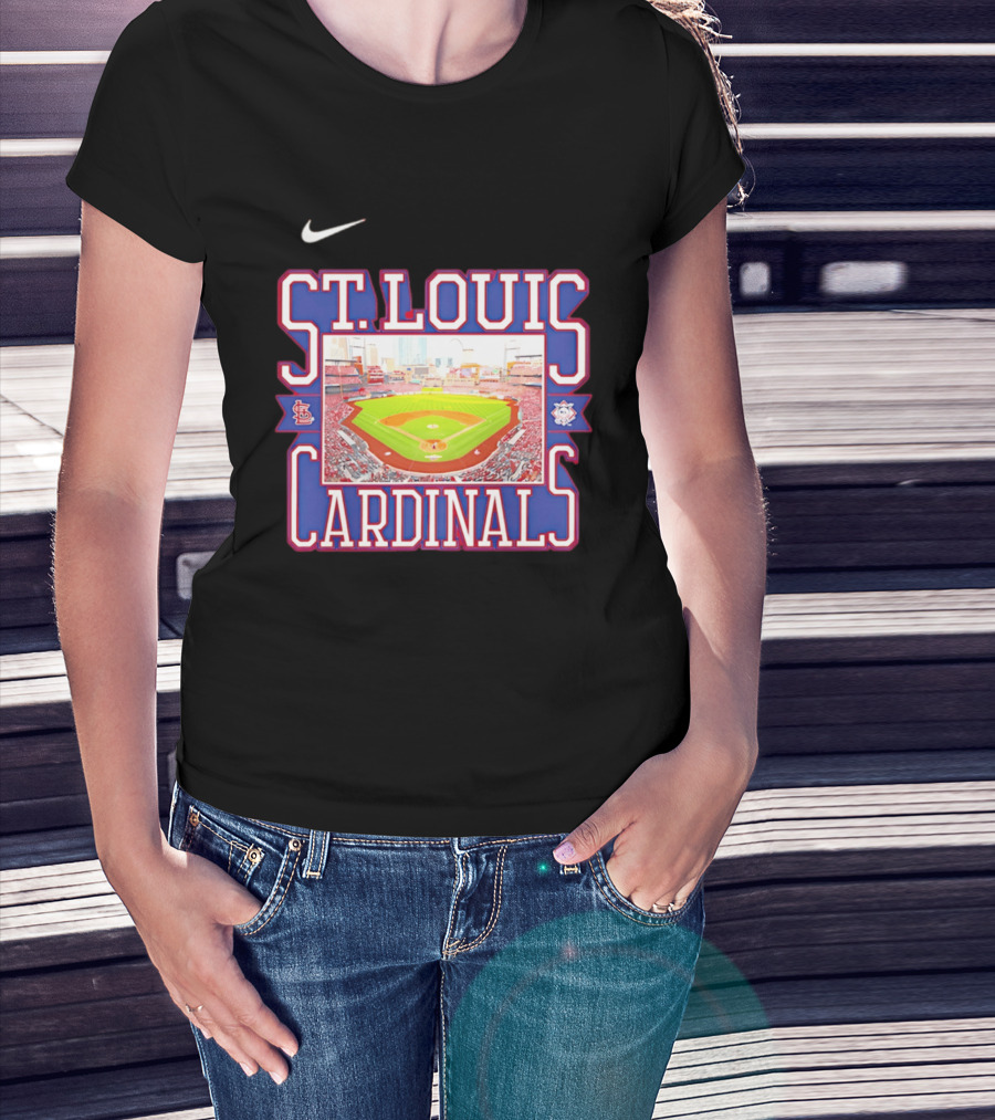 St. Louis Cardinals Baseball Stadium Nike MLB T-Shirt