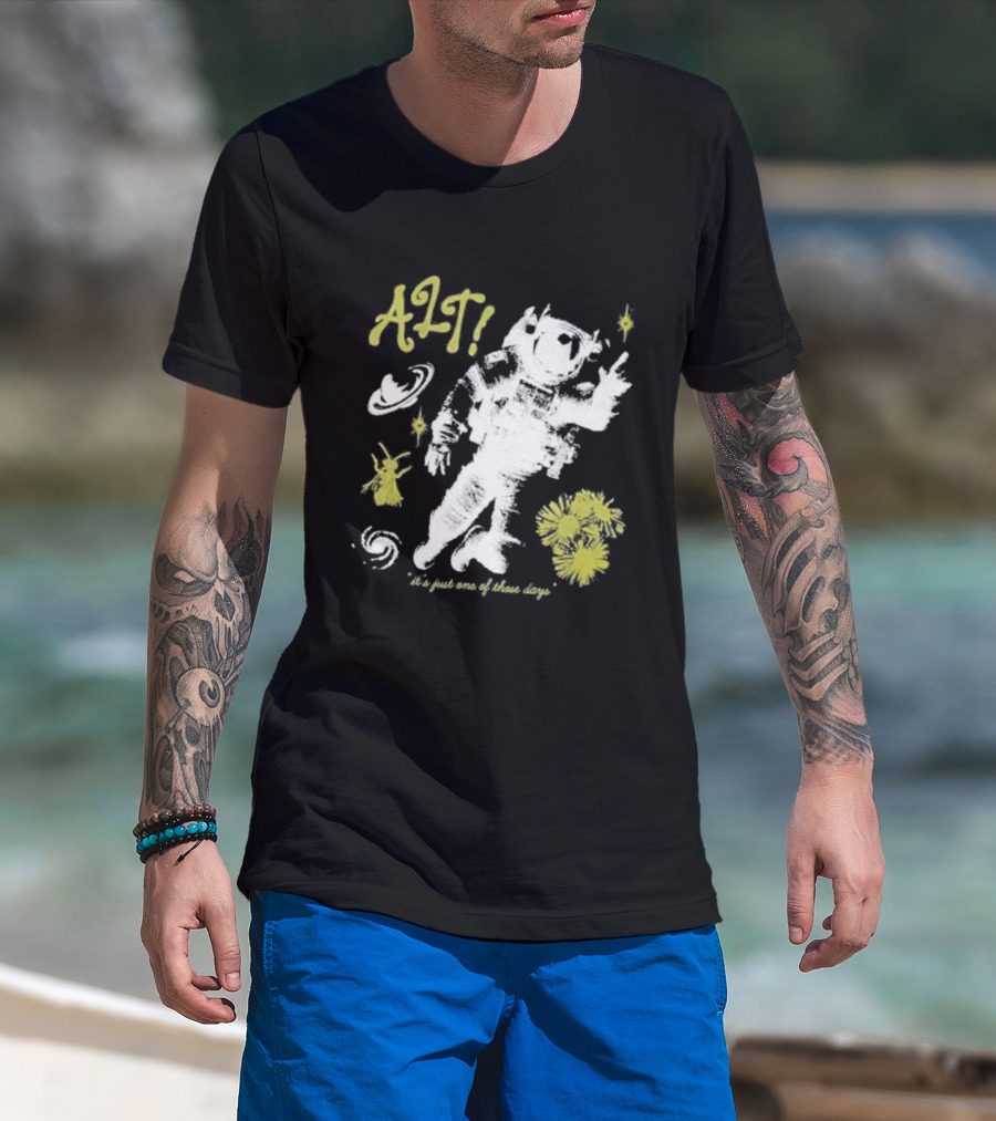 Emo Night Tour Alt Astronaut A29 Out Of This World Adventure T-Shirt