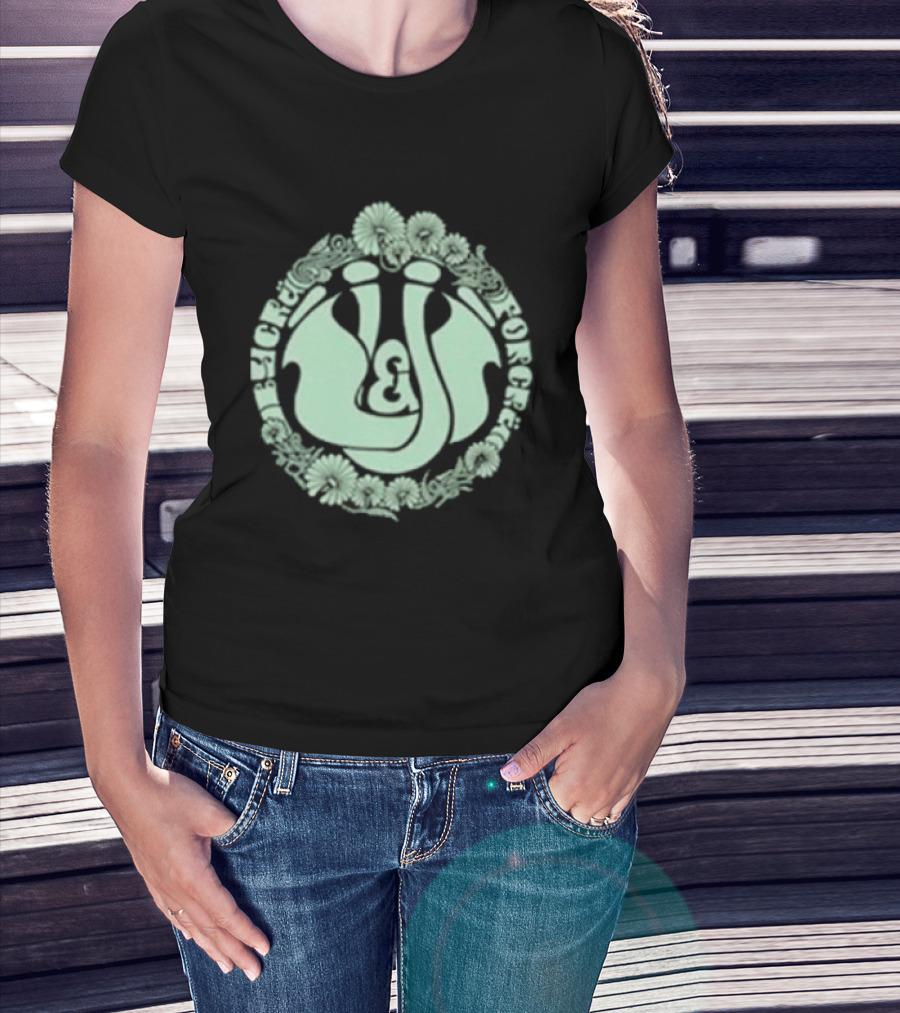 Massenomics Unpaid And Underrated Flowered Circular T-Shirt