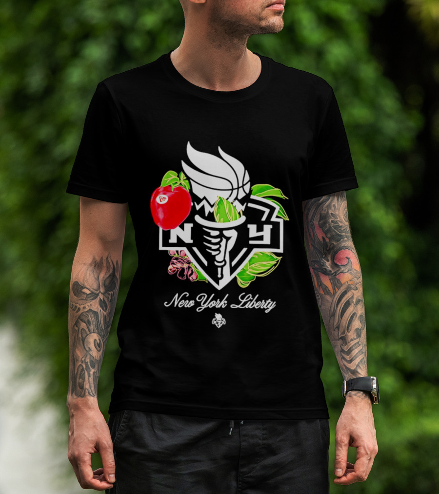New York Liberty Floral Fruit Capsule Collection T-Shirt