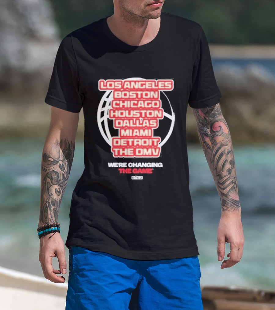 Big3 9Th Wonder In The Summer Los Angeles Boston Chicago Houston Dallas Miami Detroit The DMV T-Shirt