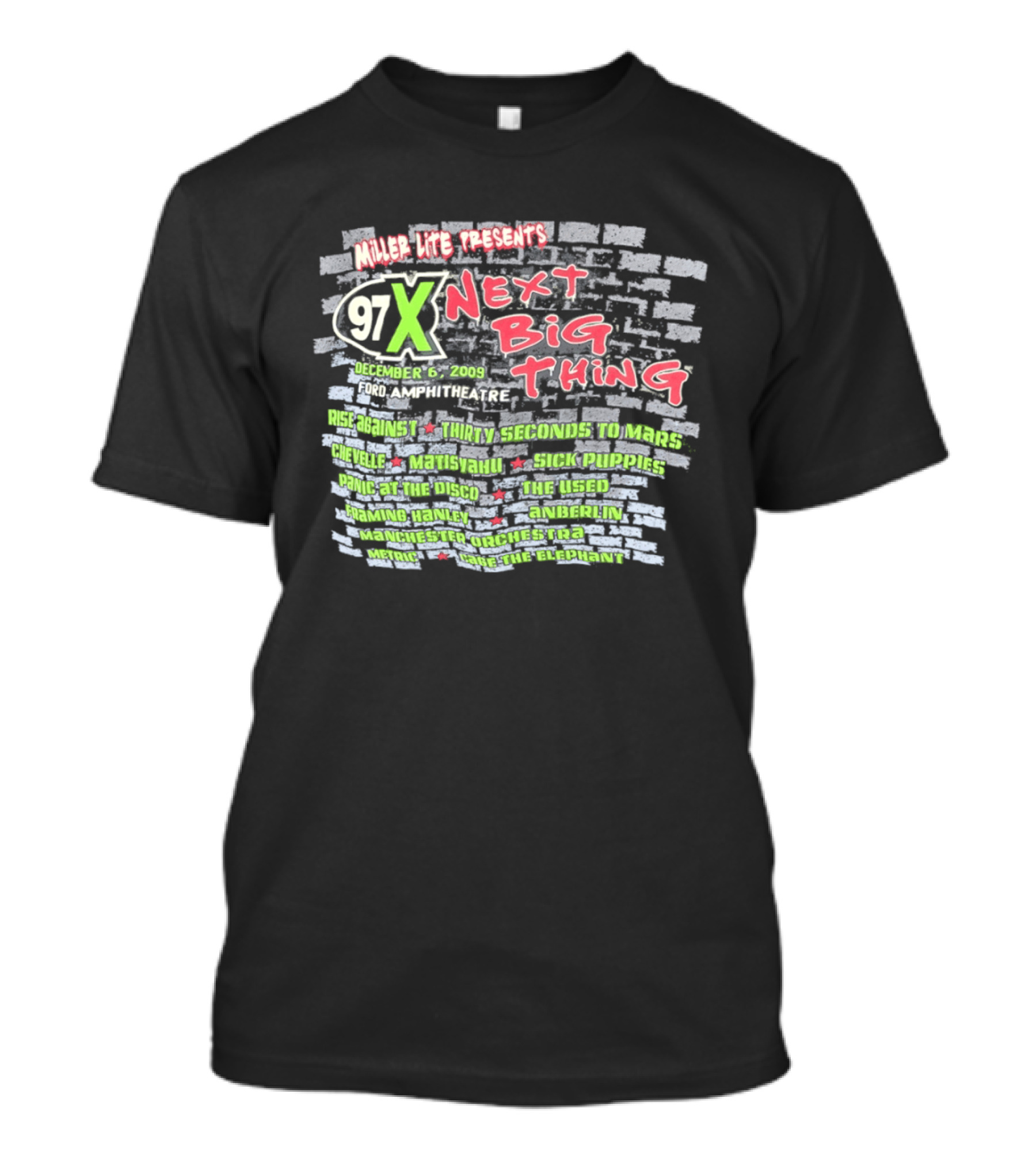 Miller Lite Presents 97X Next Big Thing Concert T-Shirt