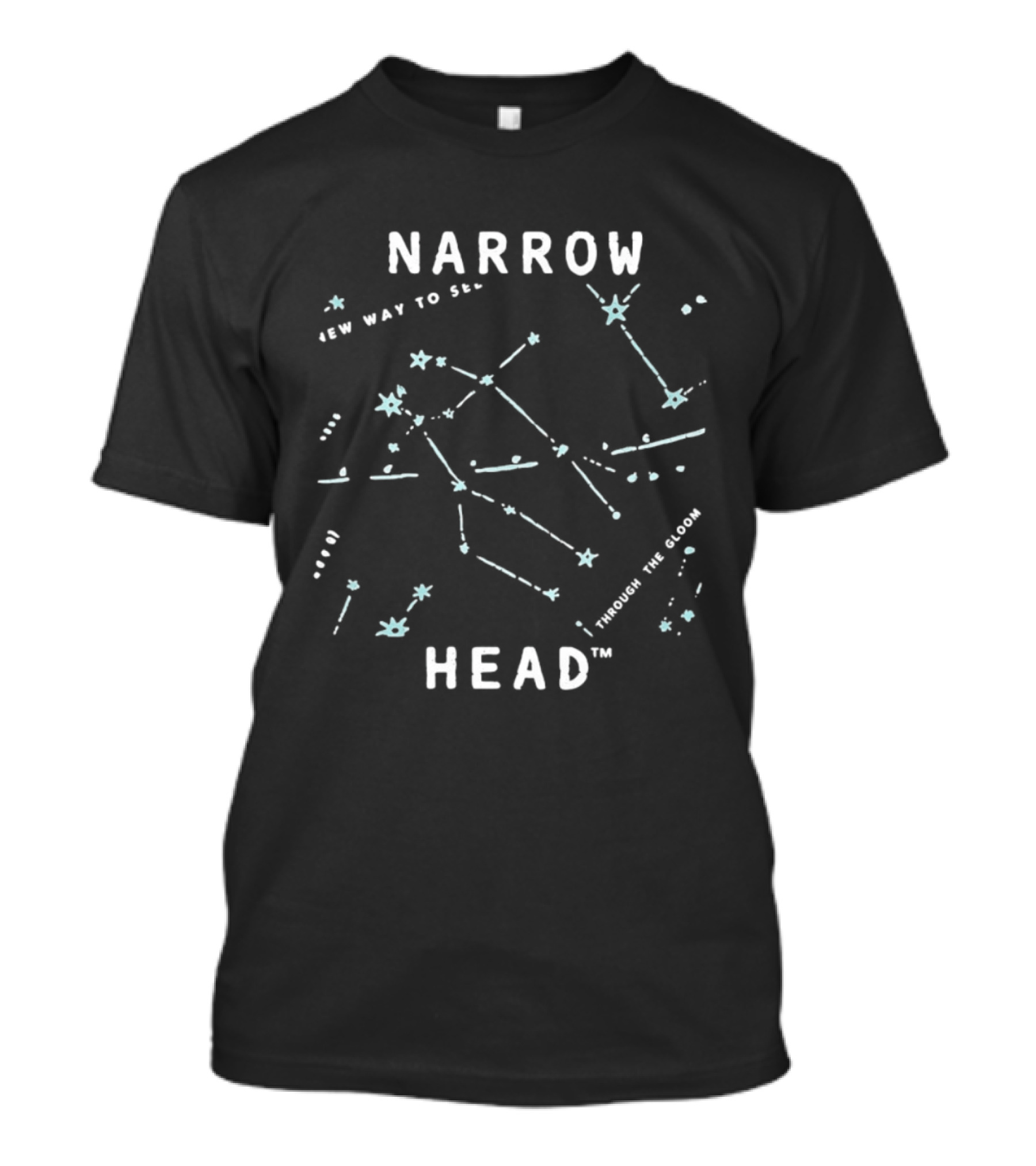 Narrow Head The Way To See Through Constellation Gemini Celestial Band T-Shirt