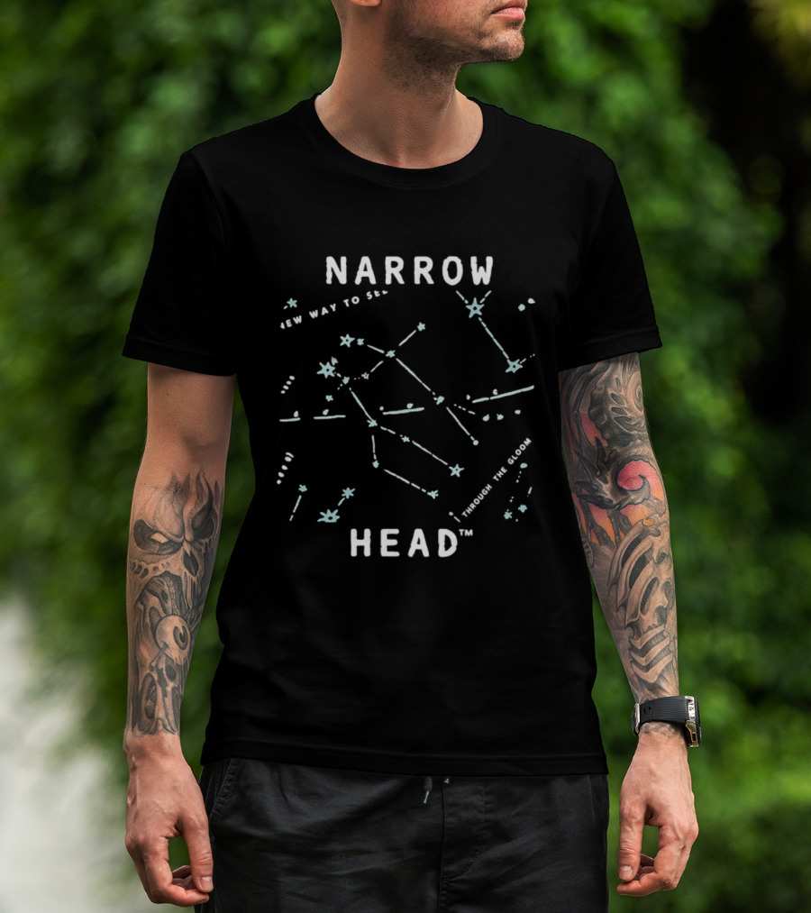 Narrow Head The Way To See Through Constellation Gemini Celestial Band T-Shirt
