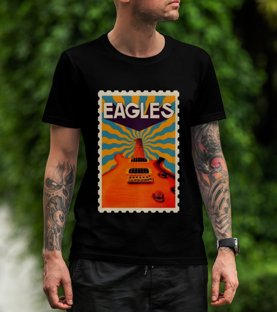 Eagles May 2026 Tour US Psychedelic Guitar Visual T-Shirt