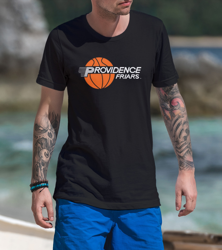 Providence Friars Basketball Orange Ball T-Shirt