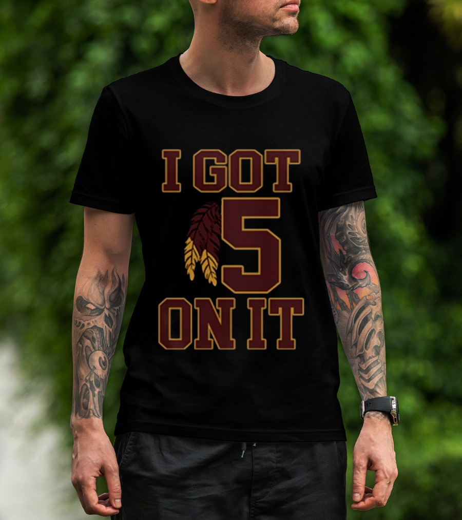 I Got 5 On It Football Feather Element T-Shirt