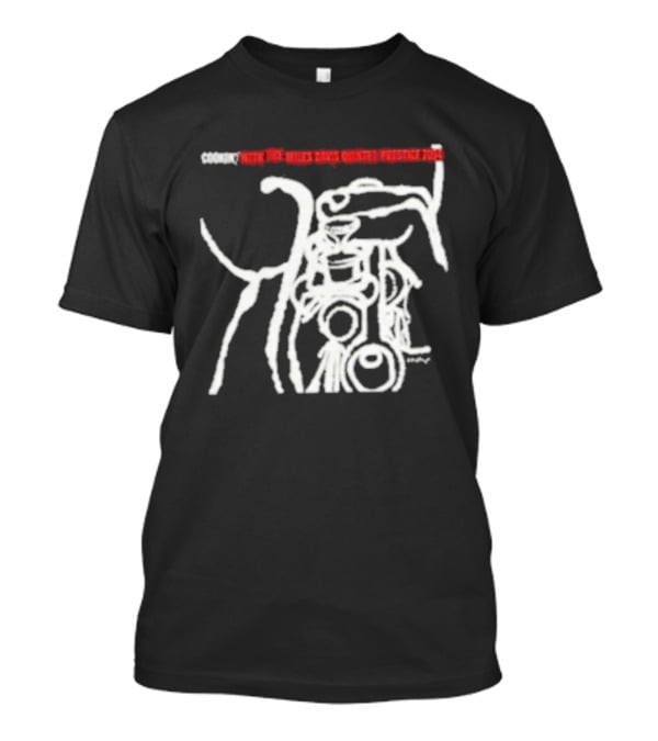 Miles Davis Quintet Cookin' Abstract Line T-Shirt