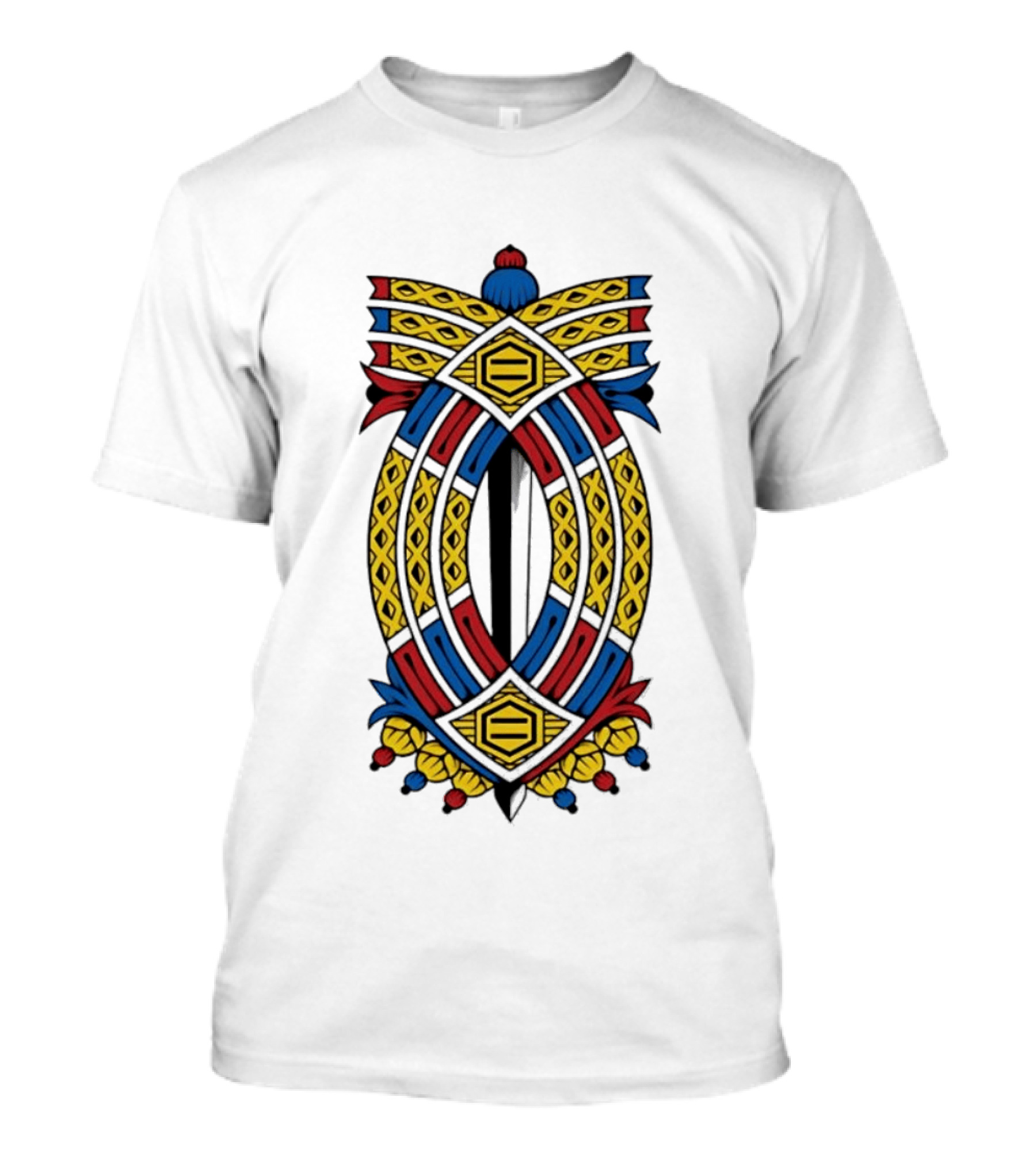 Dolly Noire Sette Di Spade Triestine Card T-Shirt
